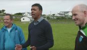 ‘Pas láimhe, ní Pas saliva!’ – ceacht Gaeilge do Stelling agus Kamara agus iad ar Inis Oírr an geábh seo