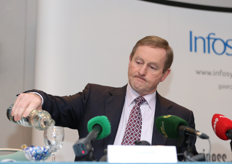 7/12/2015 Action Plans for Jobs. Taoiseach and Fine Gael leader Enda Kenny at a jobs announcement in the Conrad Hotel Dublin. The Indian-owned consulting and technology firm Infosys intends to create 250 new jobs over the next three years here to develop new technologies and support innovation in global financial institutions. Photo: RollingNews.ie