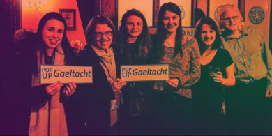 Léamhthuiscint 13 – Tugann an Pop-Up Gaeltacht dúshlán impireacht chultúrtha an Bhéarla (Cartlann 2017)