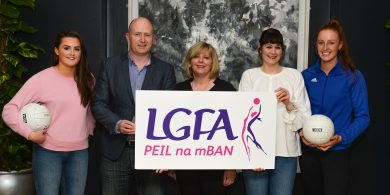 ‘Peil na mBan’ curtha in áit ‘Ladies Gaelic Football’ ar lógó Chumann Pheil na mBan