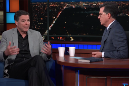 FÍSEÁN: ‘Sláinte!’ a deir James Comey agus iarstiúrthóir an FBI faoi agallamh mar gheall ar Trump