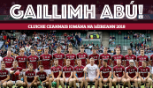 ÍOSLÓDÁIL: Gaillimh Abú! Do phóstaer Gaeilge do Chluiche Ceannais na hÉireann 2018…
