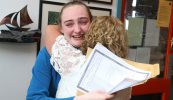 GAILEARAÍ: Deora á sileadh le háthas i Scoil Chuimsitheach na Ceathrún Rua agus torthaí na hArdteiste faighte