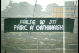 FÍSEÁN: An lá ar tháinig Corn UEFA chomh fada leis an gCeathrú Rua