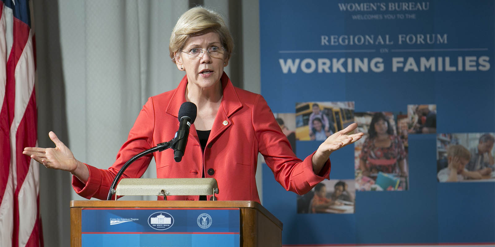 Elizabeth Warren – ar an mbóthar go Washington ach rófhada ar an taobh clé?