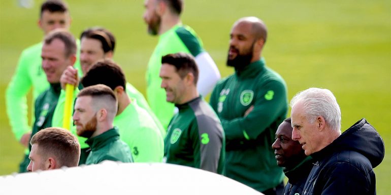 Níos mó ná Seoirsia ar a n-intinn ag foireann na hÉireann agus oíche chrua eile i ndán dóibh