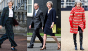 Na bróga faiseanta a léiríonn gur ‘duine daonna’ Theresa May