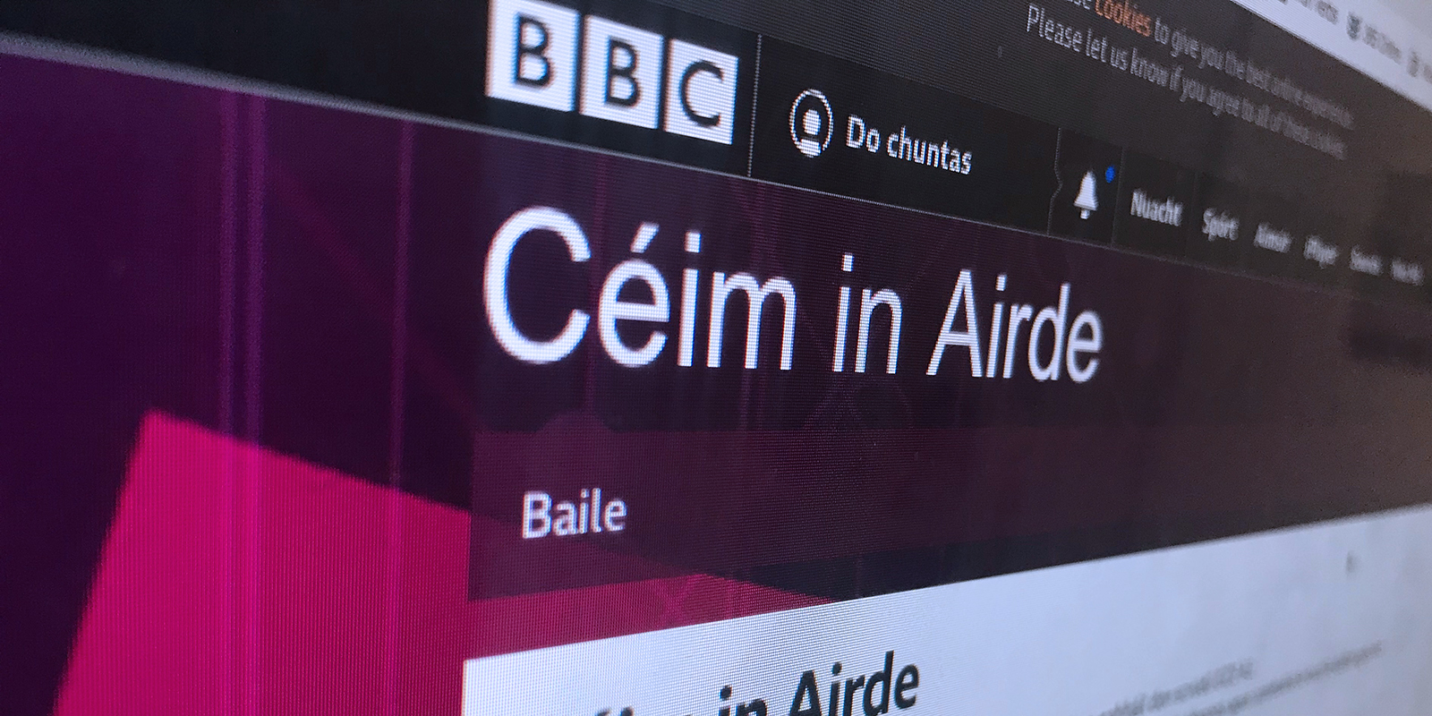 Cúrsa nua ar líne do dhaltaí A-Leibhéal Gaeilge seolta ag an BBC