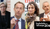 Coimhlint fhíochmhar san ardchathair don dá shuíochán deireanach