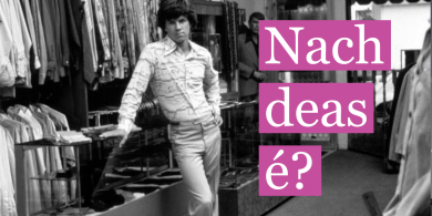 NACH DEAS É?: Shílfeá gur as buidéilín gloine a tháinig tú…