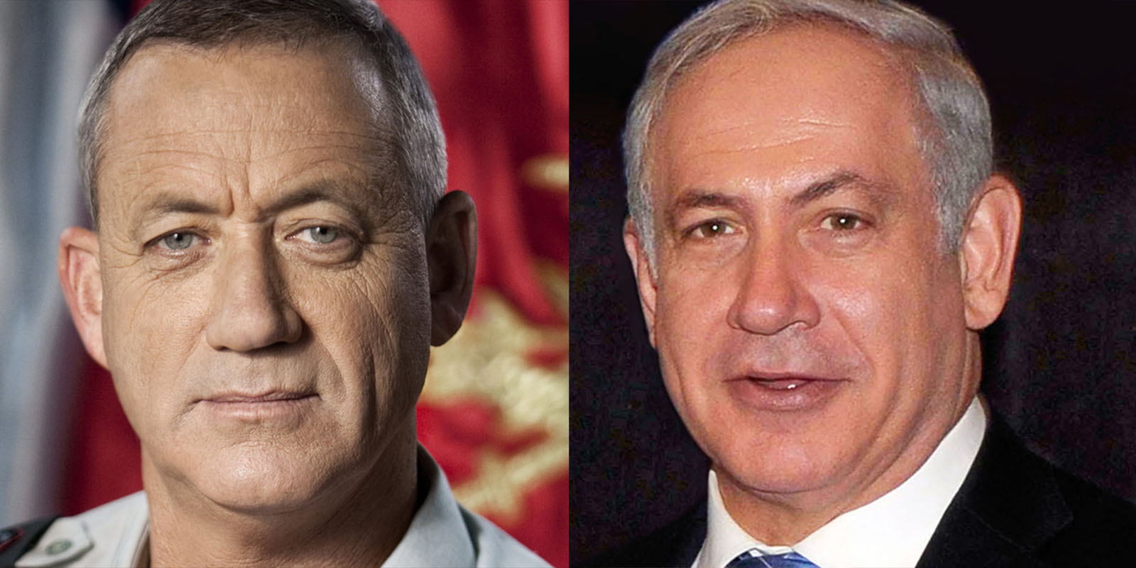 Netanyahu agus Gantz gob ar ghob sa toghchán