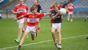 GAILEARAÍ: 600 páiste Gaeltachta agus Gaelscoile i bPáirc an Chrócaigh do na cluichí ‘GAAGaeilge’