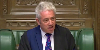 Diúltaithe ag Bercow d’iarratas Boris Johnson ar vóta faoina mhargadh Breatimeachta