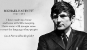 MICHAEL HARTNETT 1941-1999: Agus a chuid filíochta á léamh agam inniu, ní aithním lá aoise uirthi