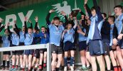 GAILEARAÍ: Scoil Chuimsitheach Chiaráin na Ceathrún Rua ina seaimpíní ar Chonnachta sa rugbaí