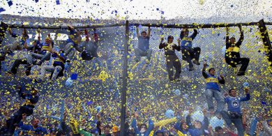De na staideanna ar fad ar sheas mé iontu, ‘La Bombonera’ Buenos Aires is ansa liom