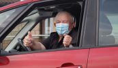 GAILEARAÍ – An ‘Jab’ déanta! An chéad bhabhta vacsaínithe déanta ar an gCeathrú Rua…