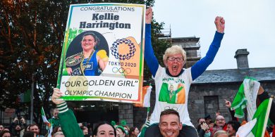 GAILEARAÍ: Gaisce Kellie Harrington á cheiliúradh i dTóiceo agus i mBaile Átha Cliath