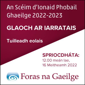 Níl Gaeilge ach ag an tríú cuid de Ghardaí na Gaeltachta