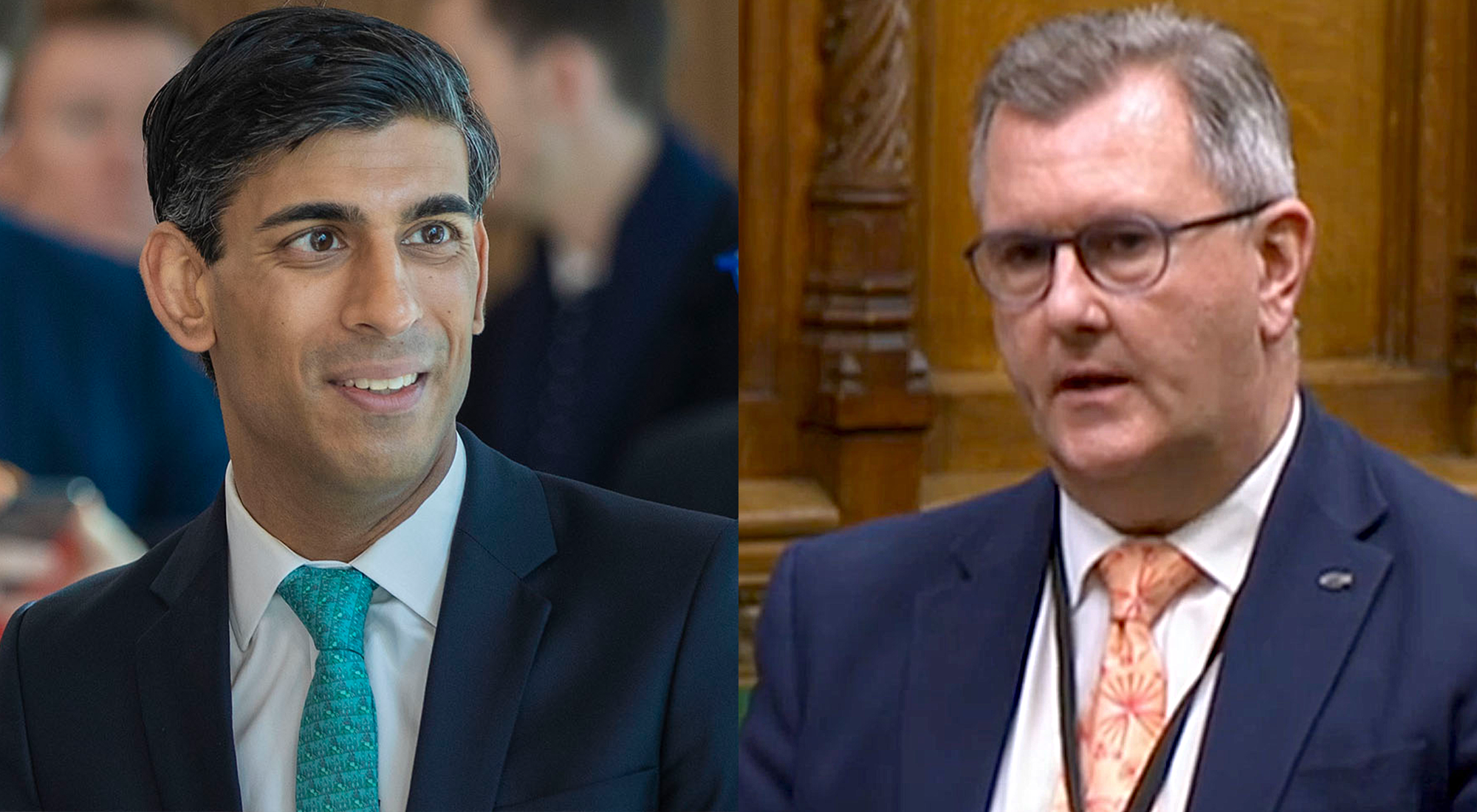 Tástáil le déanamh ar mhianach ceannaireachta Sunak agus Donaldson