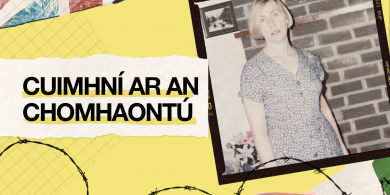 ‘Thug an tsíocháin deis dom tús a chur le m’aistear foghlama chun na Gaeilge’