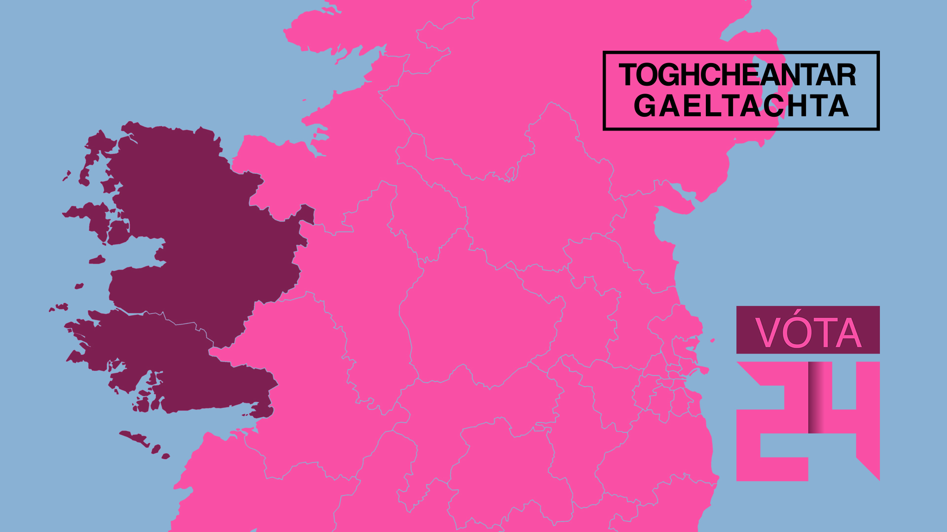 Seans go mbeidh suíochán ag Gráinne Seoige agus gur idir Mairéad Farrell agus Seán Kyne a bheidh an ceann deireanach i nGaillimh Thiar