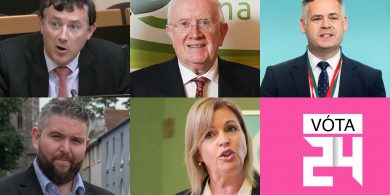 Cúigear Teachtaí Dála sa 34ú Dáil a bhfuil cónaí orthu sa nGaeltacht