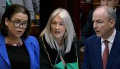 FÍSEÁN: Raic sa Dáil is é curtha i leith an Taoisigh gur bhain sé leas as easpa Gaeilge an Cheann Comhairle le SF a mhaslú