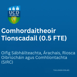 UCD Comhordaitheoir Tionscadail 300 0325