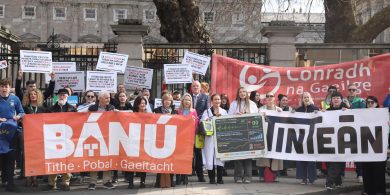 Bánú ag iarraidh ar vótálaithe ceist na tithíochta Gaeltachta a ardú le hiarrthóirí fothoghcháin i nGaillimh Thiar