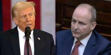 Comhairle don Taoiseach agus é ag dul chun cainte leis an Uachtarán Trump