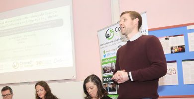 Conradh na Gaeilge ‘ag seasamh le pobal Dhroim Crí’ agus craobh nua bunaithe i bPort an Dúnáin