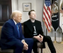 Slad á dhéanamh ag Trump agus Musk ar áisíneacht aimsire na Stát