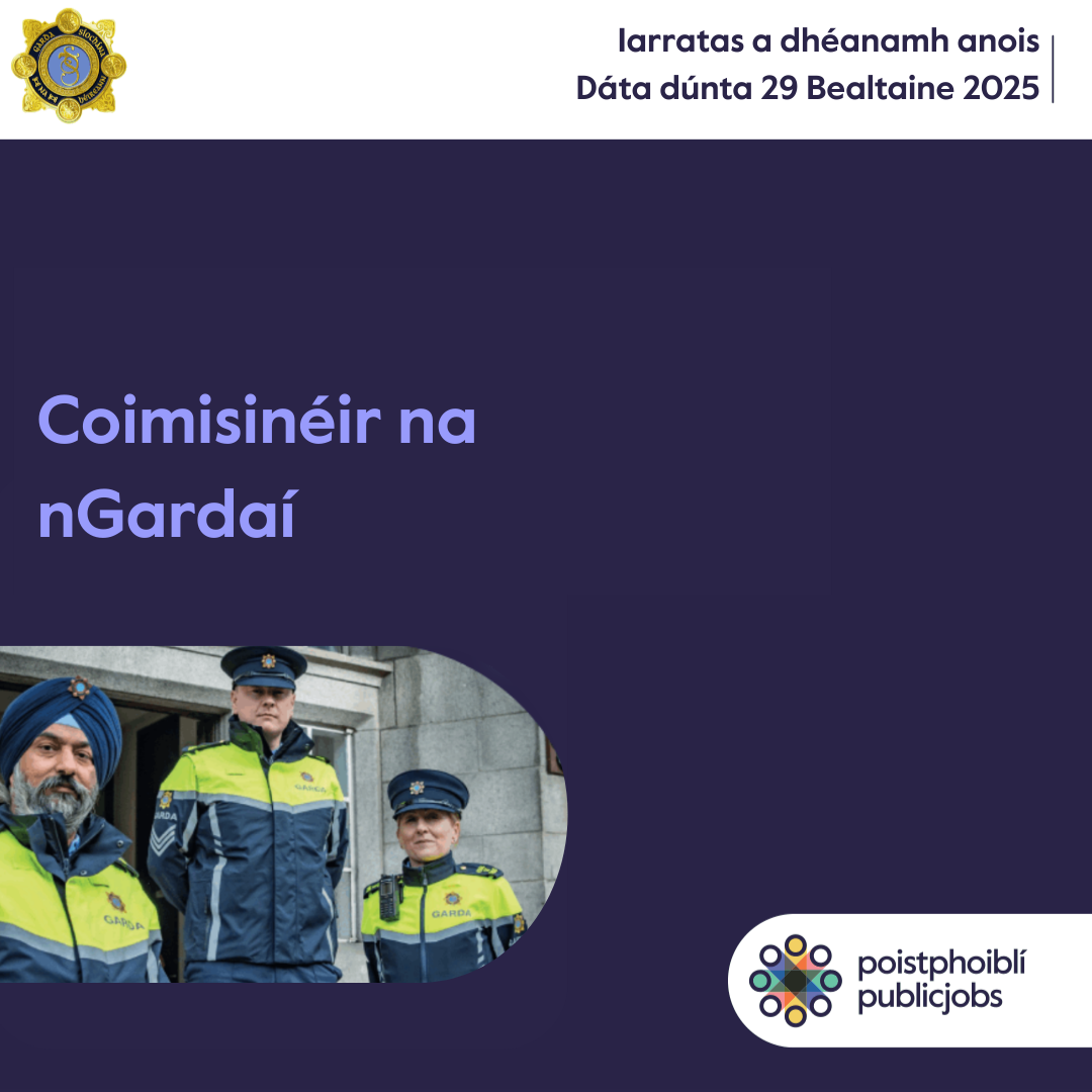Coimisinéir na nGardai 300 0525