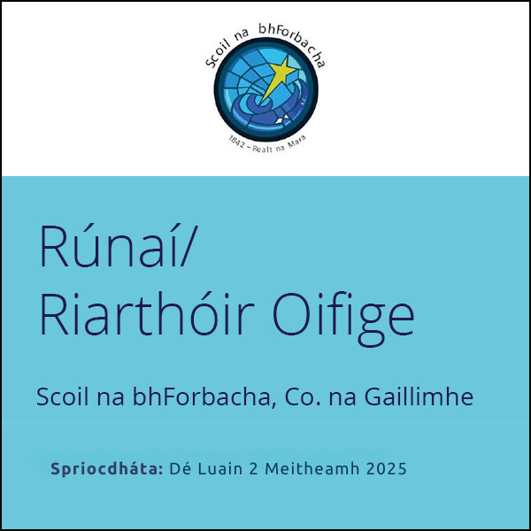 Fógra Folúntas scoil na bhForbacha