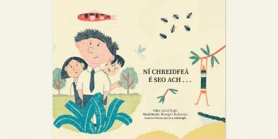 Pictiúrleabhar Gaeilge a sheasann amach ó phictiúrleabhair eile