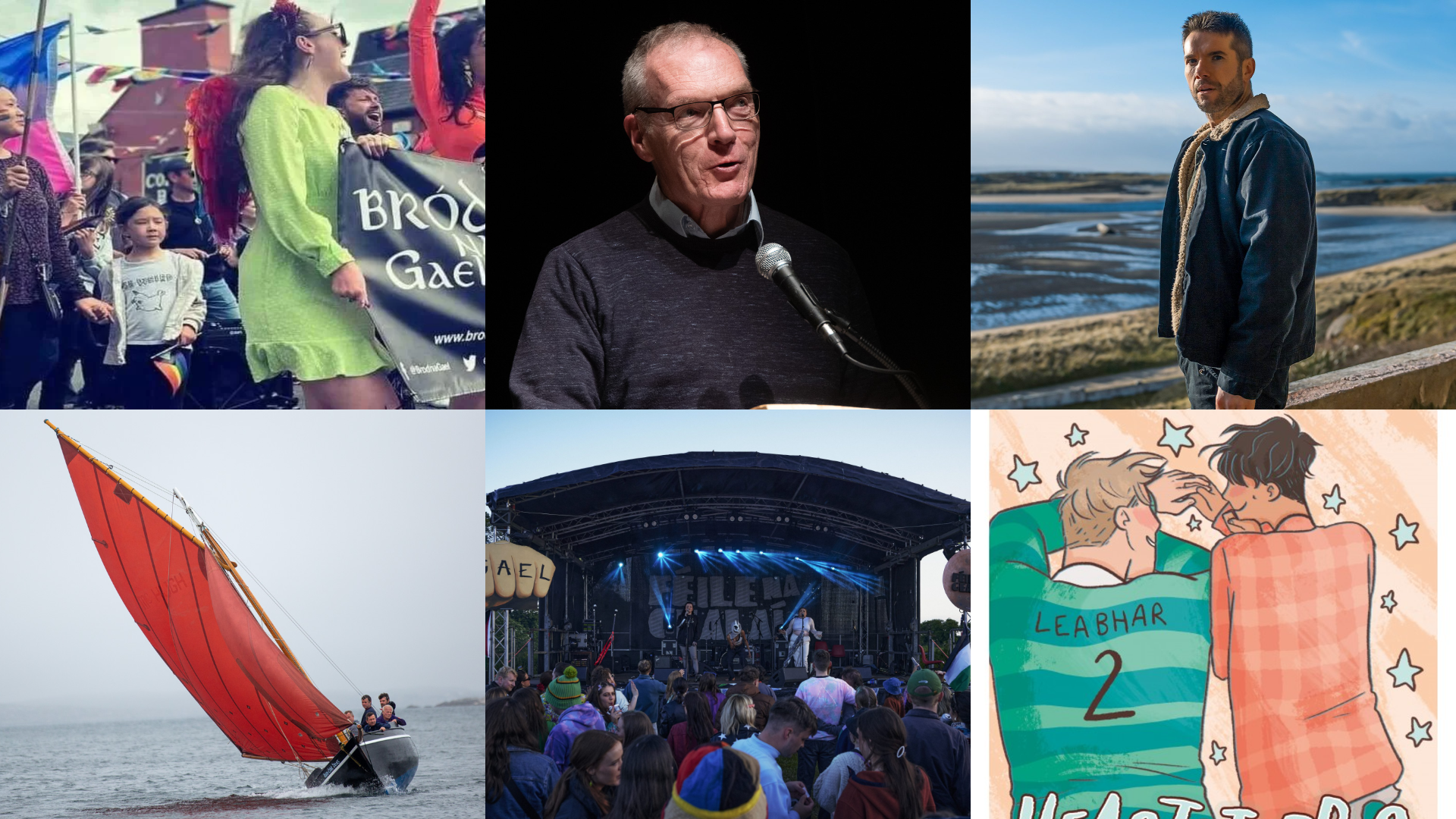 Féile na Gealaí i Ráth Chairn, Féile na mBád in Árainn, Heartstopper 2, Bród na Gaeltachta is Tionól Gaeltachta i dTír Chonaill