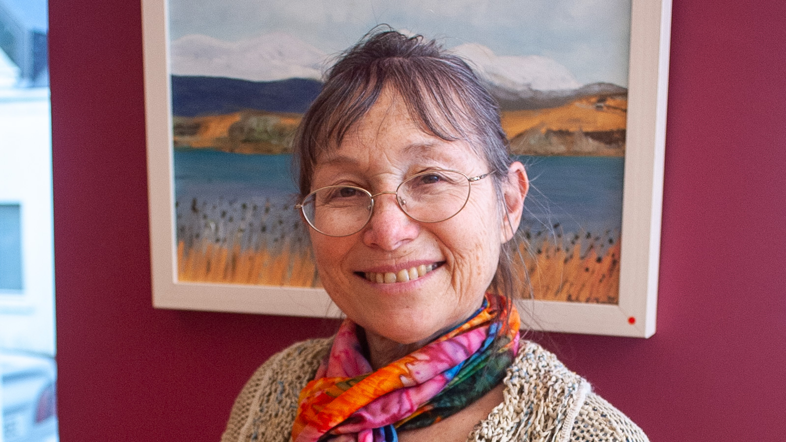 Sunny Jacobs an bhean a bhásaigh i dtine i dteach i gConamara