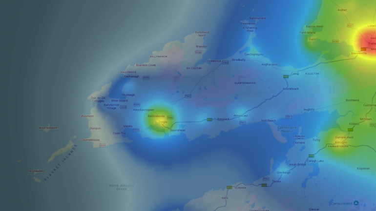 An Cheathr Rua an Daingean agus - Light Polution 770x433