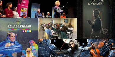 ‘Céadlínte’ d’fhilí Gaeilge, an Ghaeilge ag Féile GAZE, Daonscoil na Mumhan is Féile an Phobail, Aindrias de Staic in Inis Oírr