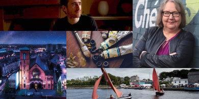 Taispeántas ealaíne i POTA café, Seoladh leabhar Mháire Dinny Wren, Liú Lúnasa i mBéal Feirste, Compántas drámaíochta nua i nGaillimh