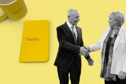 Seó Heather agus Jim, díchoilíniú na teanga agus gnás feistis don Oireachtas