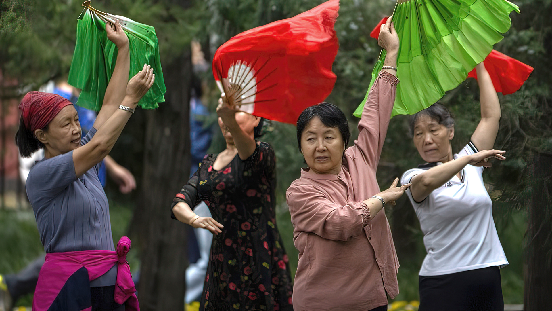 Mo cheol iad na seanmhná a bhíonn ag rince is ag déanamh gleo gan scáth gan náire