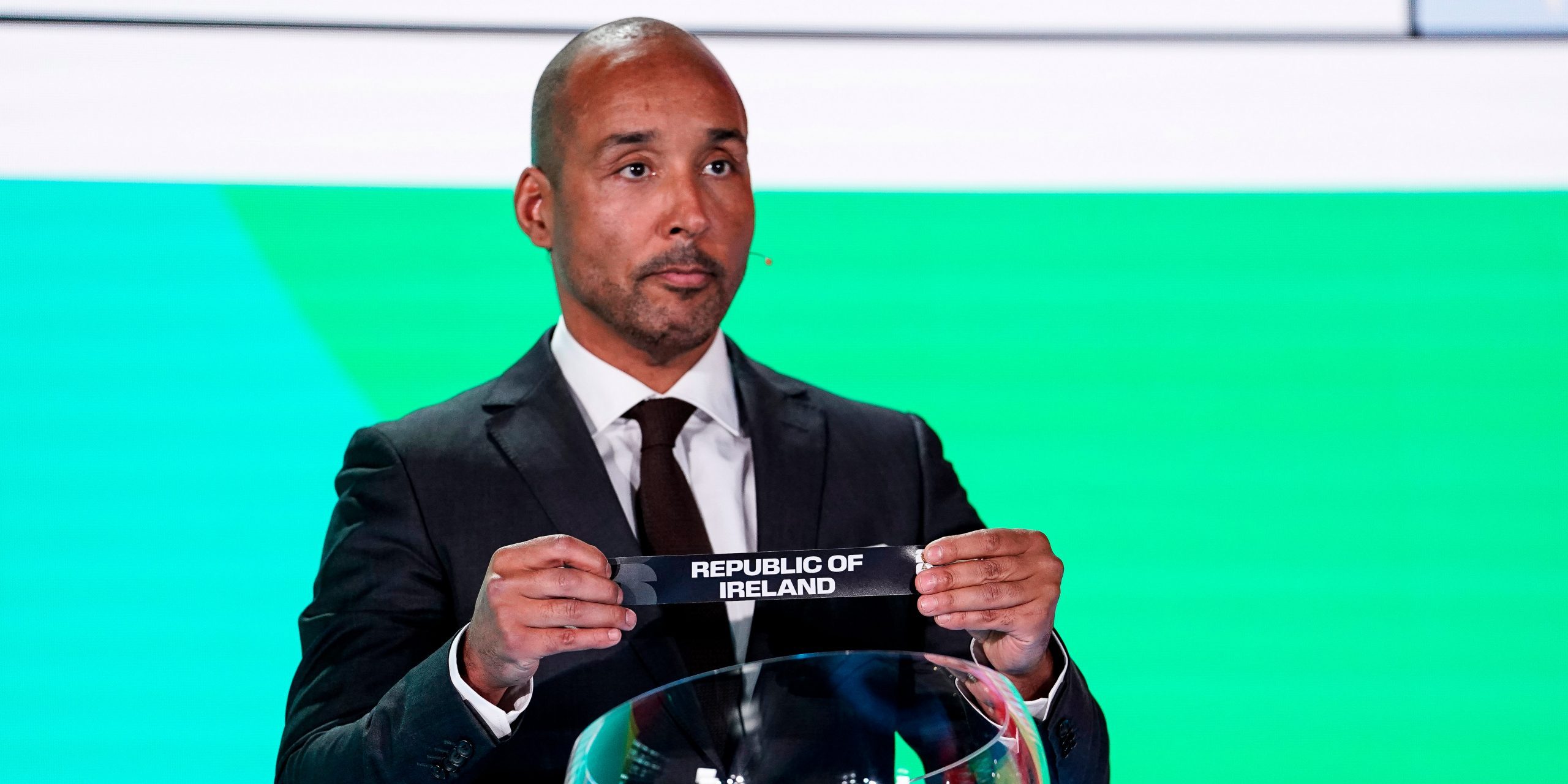 An tSeicia tarraingthe ag Éirinn do bhabhtaí cáilithe Chorn an Domhain