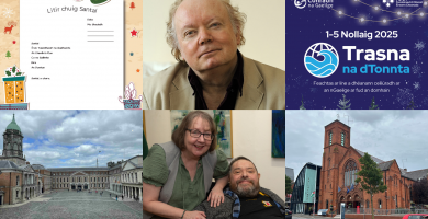CULTÚR: Féile IMRAM, Trasna na dTonnta, Féile Gaeilge do phobail nua, Litreacha Dhaidí na Nollag