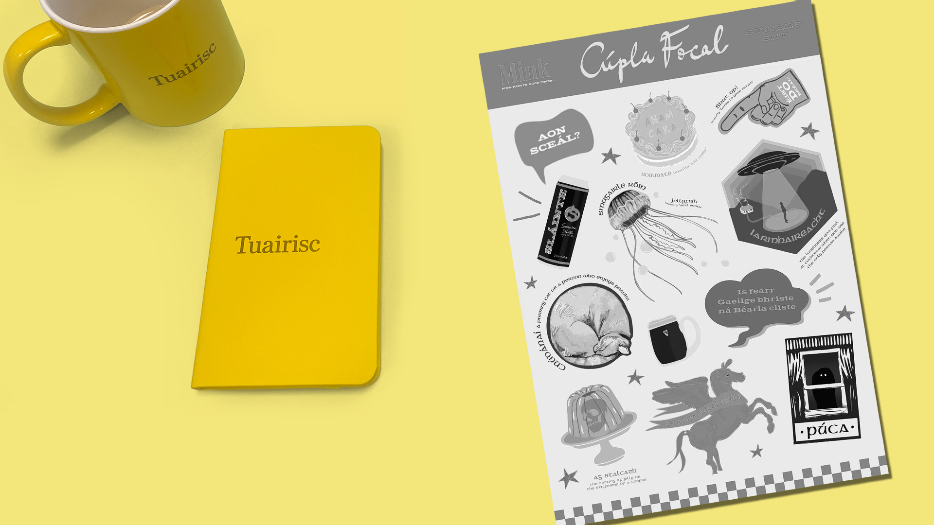 ‘Give the gift of Gaeilge’ – móimint gan stad na teanga…