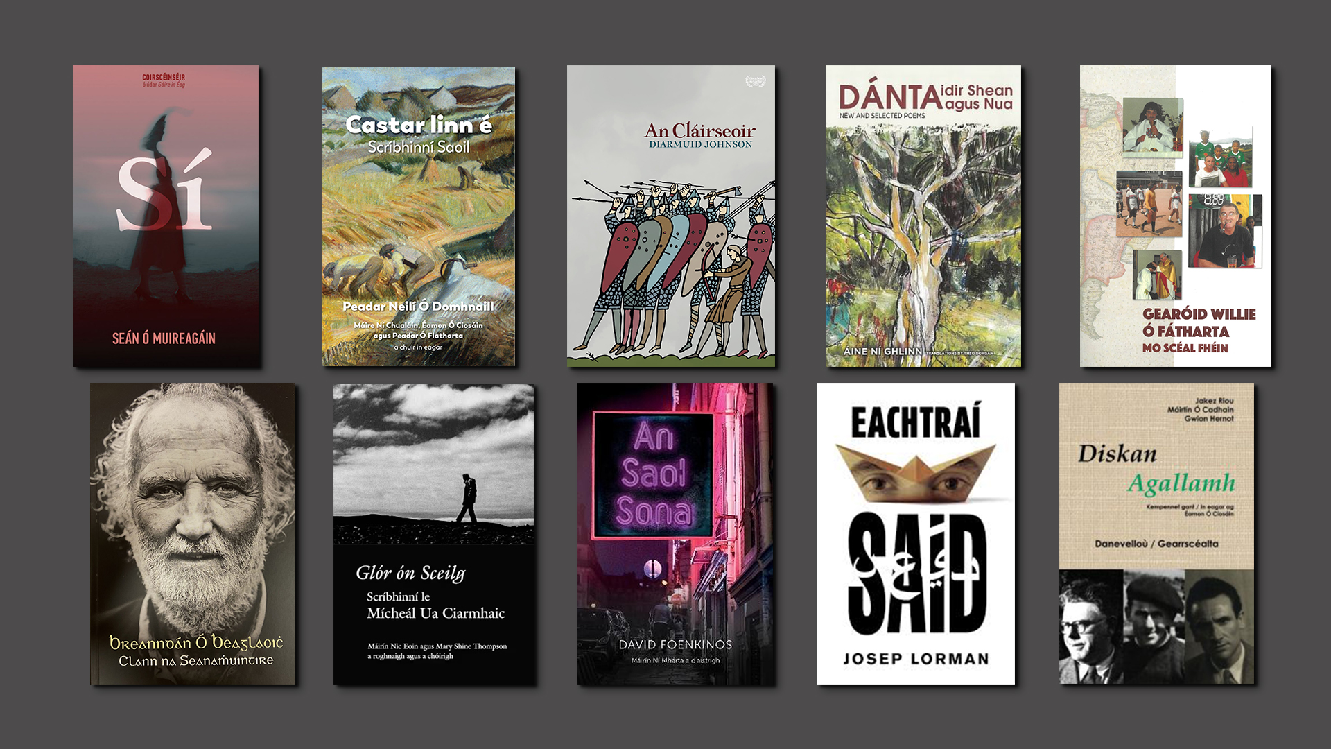 Cérbh iad leabhair Ghaeilge na bliana  2025? (Cuid a haon)