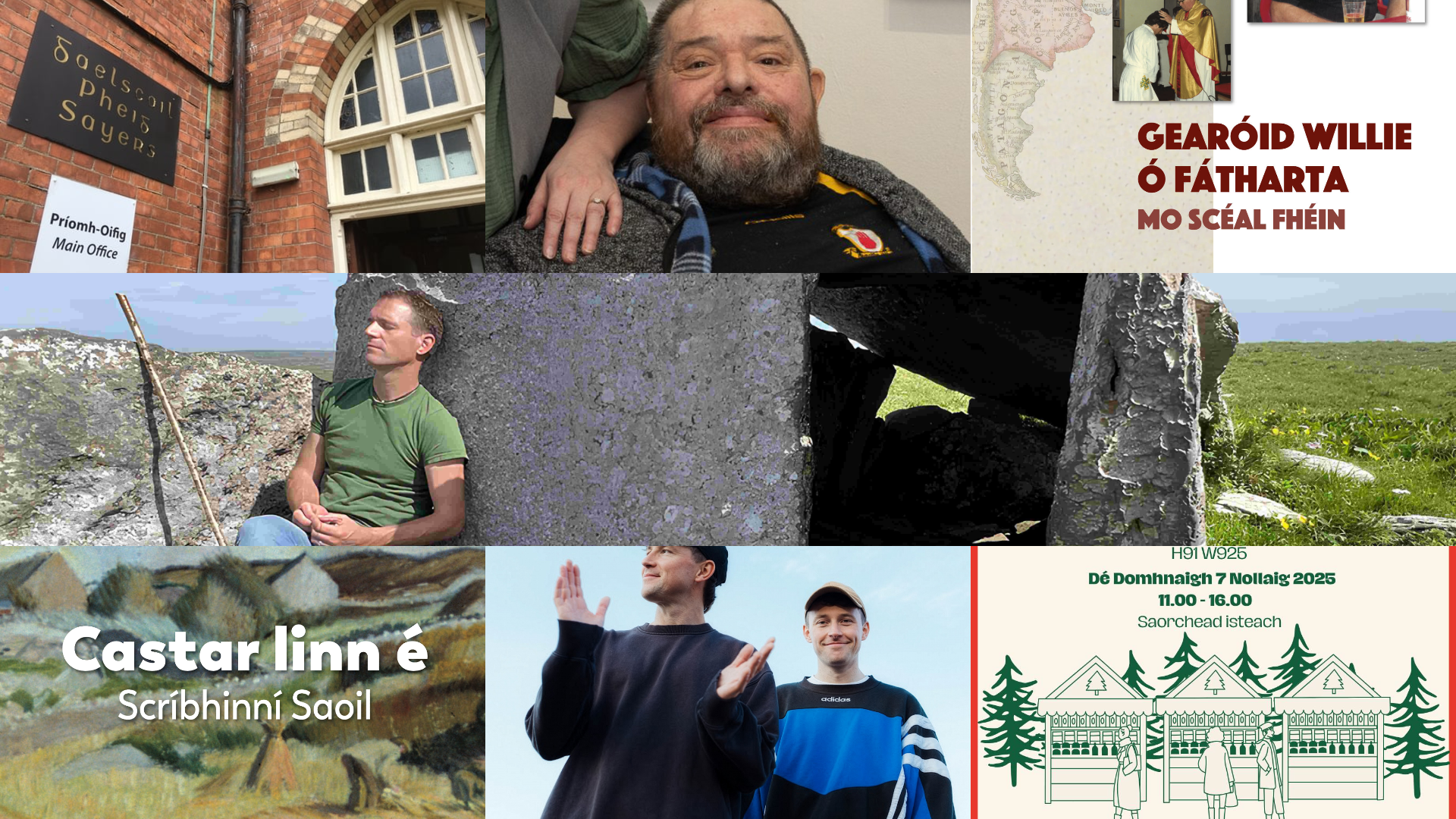 Eoin Warner ar ais ar TG4 le clár nua, Mo Scéal Fhéin le Gearóid Willie Ó Fátharta, Rap nua ó Ghaelscoil Pheig Sayers, Le Boom i Luimneach