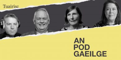 ‘Is cuimhin liom turcaithe na Nollag ag siúl timpeall leithreas na bhfear’