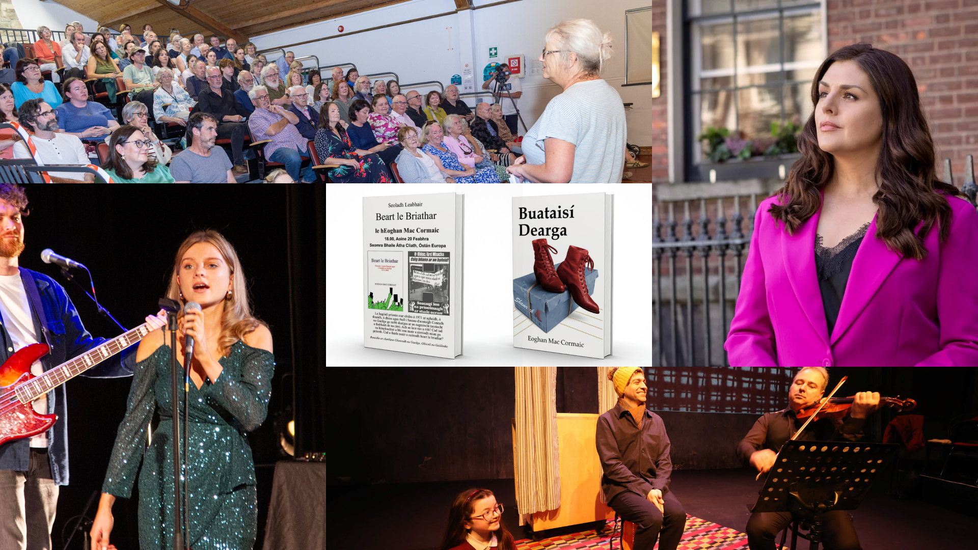 Sraith nua le Síle Seoige ar TG4, dhá leabhar nua le Eoghan Mac Cormaic, Daonscoil na Mumhan oscailte d’áirithintí, Féile Tonnta i nGaillimh, Club Scannán Sailearna, Scéal Lae le Branar